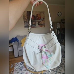 COACH Ivory shoulder bag